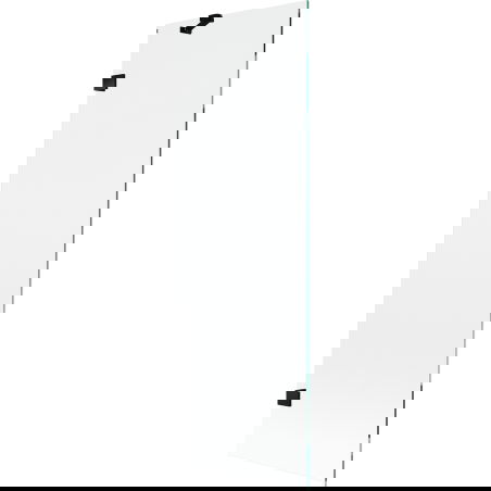 Mexen Lunar, 1-szárnyú fürdőszobai válaszfal, 60 x 150 cm, átlátszó, fekete - 897-060-000-70-00