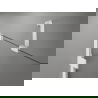 Mexen Lunar ușă de duș pivotantă dreapta 155 cm, transparent, alb - 834S-155-050-20-00-P