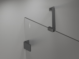 Mexen Lunar paravan de baie cu 1 canat 70 x 150 cm, transparent, gun metal - 897-070-000-95-00