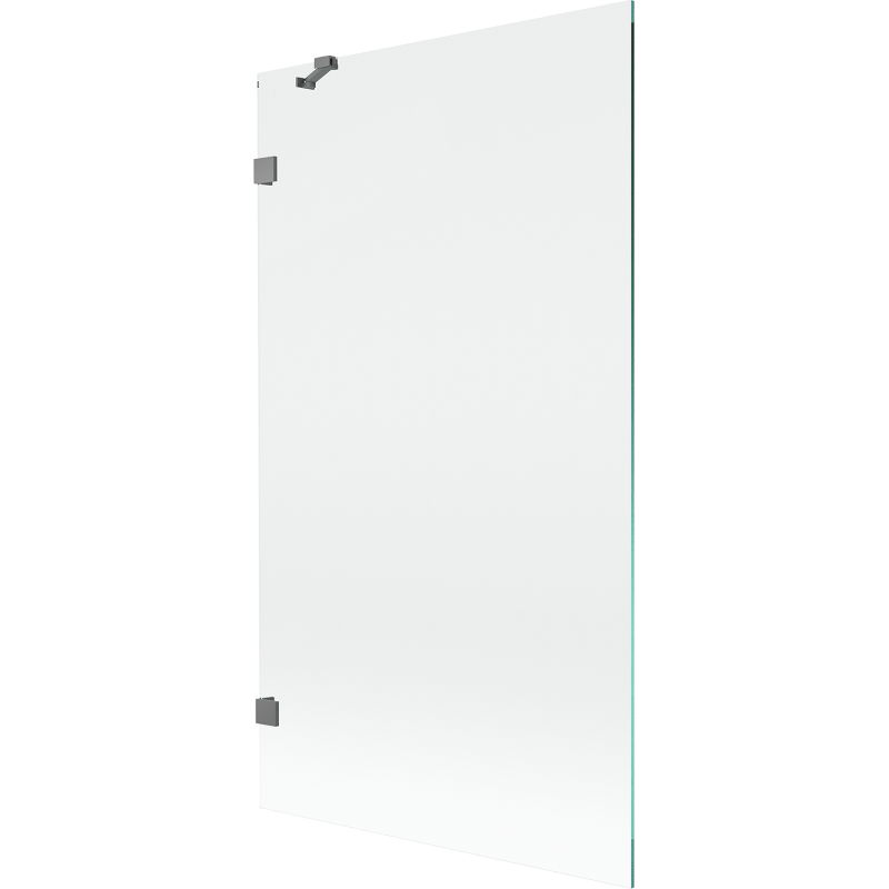 Mexen Lunar paravan de cadă cu 1 aripă 100 x 150 cm, transparent, gun metal - 897-100-000-95-00