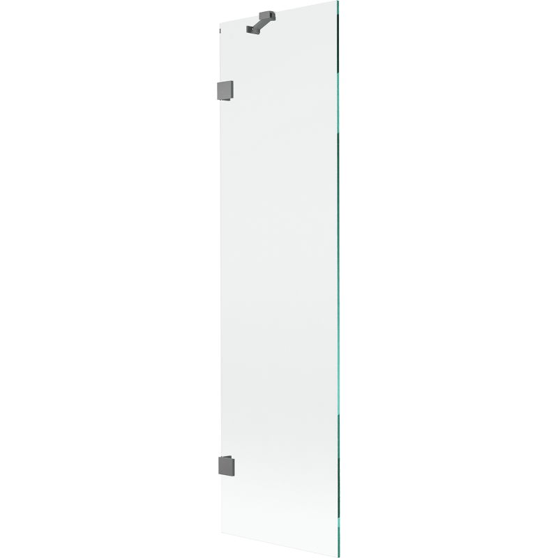 Mexen Lunar 1-szárnyú fürdőszobai paraván 50 x 150 cm, átlátszó, gun metal - 897-050-000-95-00