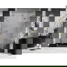 Mexen Lunar uși de duș batante dreapta 140 cm, transparent, aurii - 834S-140-050-50-00-P