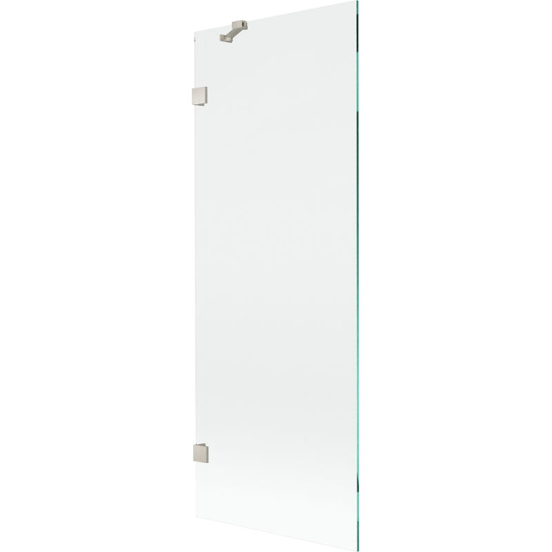 Mexen Lunar egyajtós fürdőkád paraván 70 x 150 cm, átlátszó, kefélt nikkel - 897-070-000-97-00