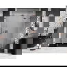 Mexen Lunar ușă de duș balansoară dreapta 120 cm, transparent, aur roz - 834S-120-050-60-00-P