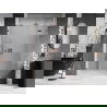 Mexen Lunar ușă de duș rabatabilă dreapta 140 cm, transparentă, aur roz - 834S-140-050-60-00-P