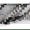 Mexen Lunar ușă de duș rabatabilă dreaptă 150 cm, transparentă, cupru periat - 834S-150-050-65-00-P