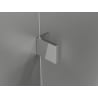Mexen Lunar L paravan cadă 1-canat 80 x 150 cm, transparent, crom - 897L-080-000-01-00
