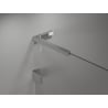 Mexen Lunar L paravan cadă 1-canat 80 x 150 cm, transparent, crom - 897L-080-000-01-00