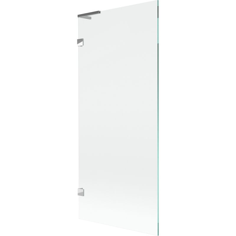 Mexen Lunar L egyszárnyú kádparaván 80 x 150 cm, átlátszó, króm - 897L-080-000-01-00