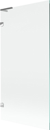 Mexen Lunar L kádparaván 1-szárnyú 90 x 150 cm, átlátszó, króm - 897L-090-000-01-00