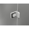 Mexen Lunar L paravan pentru cadă 1-foi 50 x 150 cm, transparent, alb - 897L-050-000-20-00