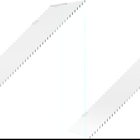 Mexen Lunar L fürdőkádkilépő, 1-szárnyú, 50 x 150 cm, átlátszó, fehér - 897L-050-000-20-00