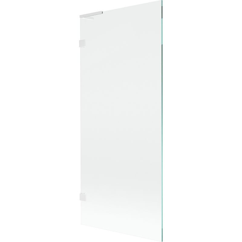 Mexen Lunar L kádparaván 1-szárnyú 80 x 150 cm, átlátszó, fehér - 897L-080-000-20-00