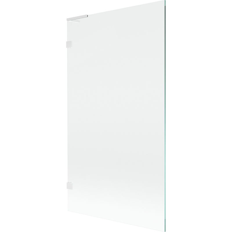 Mexen Lunar L paravan cadă de baie 1-canat 100 x 150 cm, transparent, alb - 897L-100-000-20-00