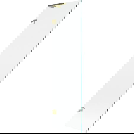 Mexen Lunar L fürdőkád paraván 1-szárnyú 50 x 150 cm, átlátszó, arany - 897L-050-000-50-00