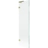 Mexen Lunar L paravan de cadă cu 1 canat 50 x 150 cm, transparent, auriu - 897L-050-000-50-00