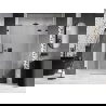 Mexen Lunar ușă de duș, deschidere dreapta, 130 cm, transparentă, neagră - 834S-130-050-70-00-P