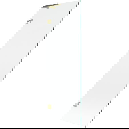 Mexen Lunar L fürdőkád paraván, 1-szárnyú, 60 x 150 cm, átlátszó, arany - 897L-060-000-50-00