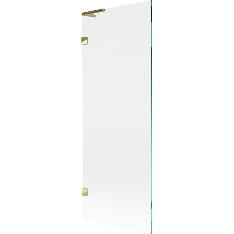 Mexen Lunar L paravan cadă 1-batant 70 x 150 cm, transparent, auriu - 897L-070-000-50-00