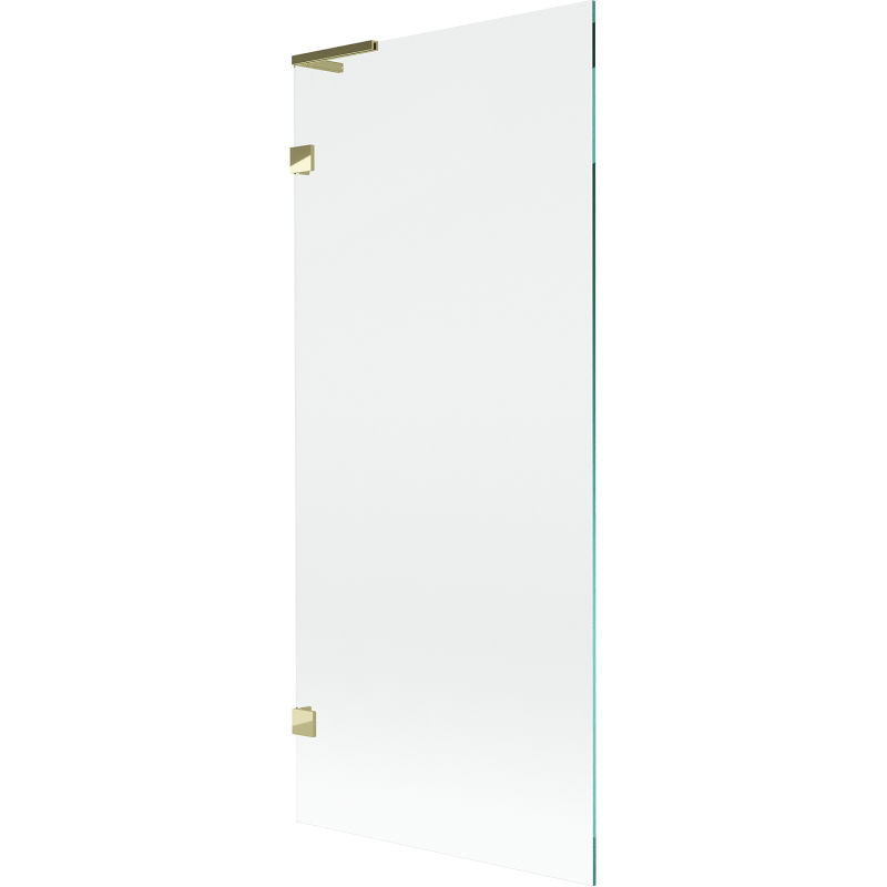 Mexen Lunar L kádparaván 1-szárnyú 80 x 150 cm, átlátszó, arany - 897L-080-000-50-00