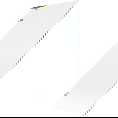 Mexen Lunar L kádparaván 1-szárnyú 80 x 150 cm, átlátszó, arany - 897L-080-000-50-00
