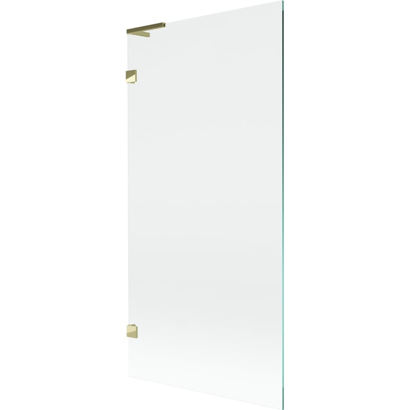 Mexen Lunar L paravan de cadă cu 1 panou 90 x 150 cm, transparent, auriu - 897L-090-000-50-00