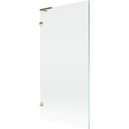 Mexen Lunar L paravan de cadă cu 1 panou 90 x 150 cm, transparent, auriu - 897L-090-000-50-00
