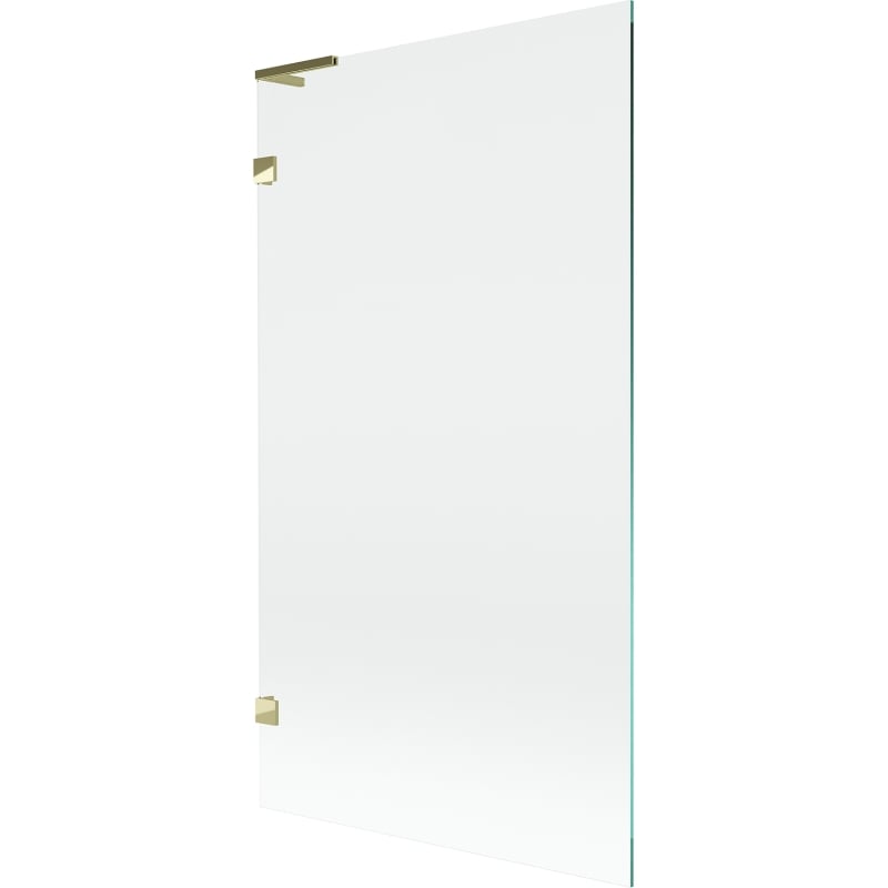 Mexen Lunar L paravan de cadă cu 1 ușă 100 x 150 cm, transparent, auriu - 897L-100-000-50-00
