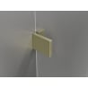 Mexen Lunar L paravan de cadă cu 1 panou 60 x 150 cm, transparent, auriu periat - 897L-060-000-55-00