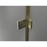 Mexen Lunar L paravan de cadă cu 1 panou 60 x 150 cm, transparent, auriu periat - 897L-060-000-55-00