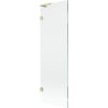 Mexen Lunar L paravan de cadă cu 1 panou 60 x 150 cm, transparent, auriu periat - 897L-060-000-55-00