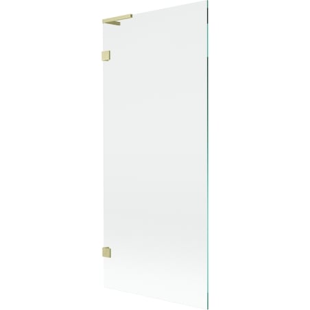 Paravan cadă Mexen Lunar L, 1 panou, 80 x 150 cm, transparent, aurit periat - 897L-080-000-55-00