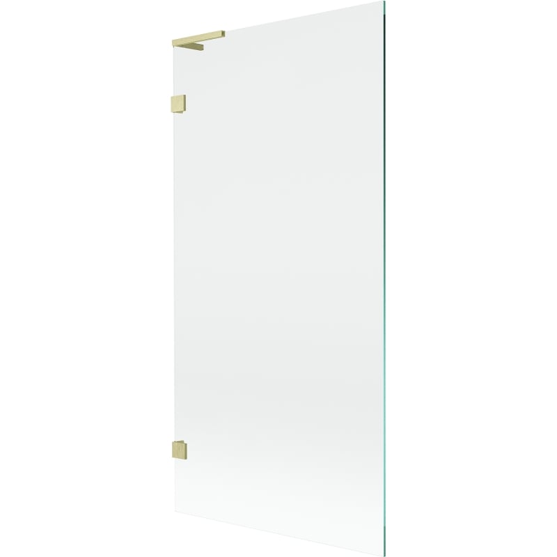 Paravan cadă Mexen Lunar L, 1 panou, 90 x 150 cm, transparent, auriu periat - 897L-090-000-55-00