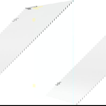 Mexen Lunar L egyszárnyú fürdőkád paraván 90 x 150 cm, átlátszó, arany szálcsiszolt - 897L-090-000-55-00