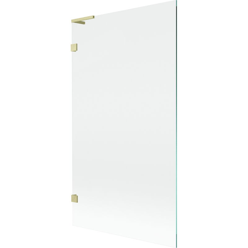 Mexen Lunar L perete de cadă 1-panou 100 x 150 cm, transparent, auriu periat - 897L-100-000-55-00