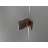 Mexen Lunar L paravan cadă 1-panou 70 x 150 cm, transparent, aur roz - 897L-070-000-60-00