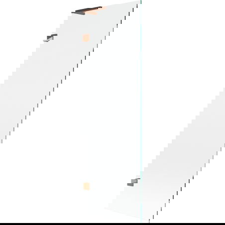 Mexen Lunar L fürdőkádparaván 1-szárnyú, 60 x 150 cm, átlátszó, rózsaarany - 897L-060-000-60-00