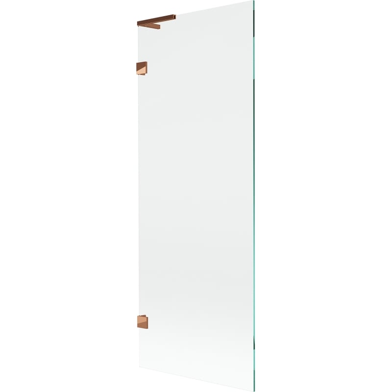 Mexen Lunar L paravan cadă 1-panou 70 x 150 cm, transparent, aur roz - 897L-070-000-60-00