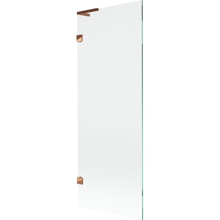 Mexen Lunar L paravan cadă 1-panou 70 x 150 cm, transparent, aur roz - 897L-070-000-60-00
