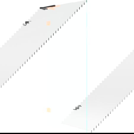 Mexen Lunar L paravan cadă cu 1 panou 70 x 150 cm, transparent, aur roz - 897L-070-000-60-00