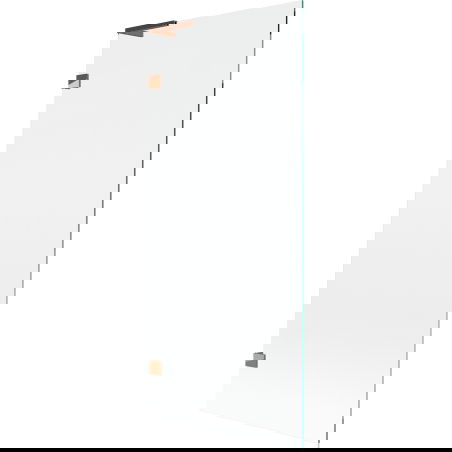 Mexen Lunar L kádparaván 1-szárnyú 80 x 150 cm, átlátszó, rózsaarany - 897L-080-000-60-00