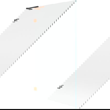 Mexen Lunar L paravan de baie cu 1 panou 90 x 150 cm, transparent, aur roz - 897L-090-000-60-00