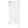 Mexen Lunar L paravan cadă cu 1 canat 90 x 150 cm, transparent, aur roz - 897L-090-000-60-00