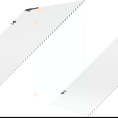 Mexen Lunar L fürdőkád paraván, 1-paneles 100 x 150 cm, átlátszó, rózsaszín arany - 897L-100-000-60-00