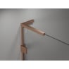 Mexen Lunar L paravan pentru cadă 1-canată 70 x 150 cm, transparent, cupru periat - 897L-070-000-65-00