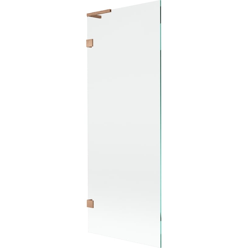 Mexen Lunar L paravan pentru cadă 1-canată 70 x 150 cm, transparent, cupru periat - 897L-070-000-65-00