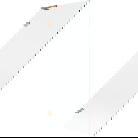 Mexen Lunar L paravan de cadă cu un singur panou 70 x 150 cm, transparent, cupru periat - 897L-070-000-65-00