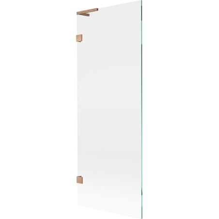 Mexen Lunar L paravan pentru cadă 1-canată 70 x 150 cm, transparent, cupru periat - 897L-070-000-65-00