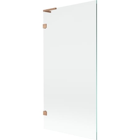 Mexen Lunar L paravan cadă de baie 1-panou 90 x 150 cm, transparent, cupru periat - 897L-090-000-65-00