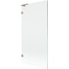 Mexen Lunar L paravan cadă de baie 1-panou 90 x 150 cm, transparent, cupru periat - 897L-090-000-65-00